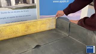 Tutoriel : Réalisation Angle Rentrant sur Grands Acrotères avec Flashing | EPDM France