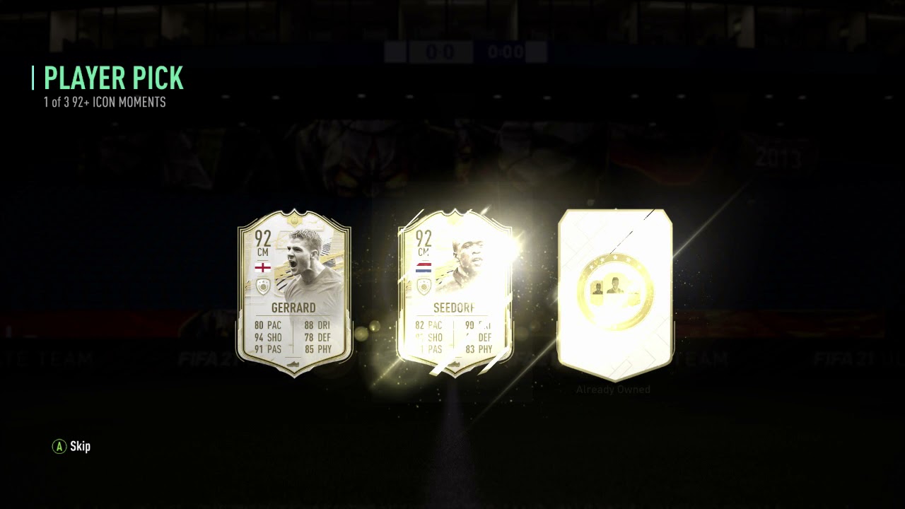 Fifa 21: 92+ Icon Moments Player Pick
