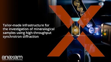 Infrastructure for the investigation of mineralogical samples using high-throughput syn. diffraction