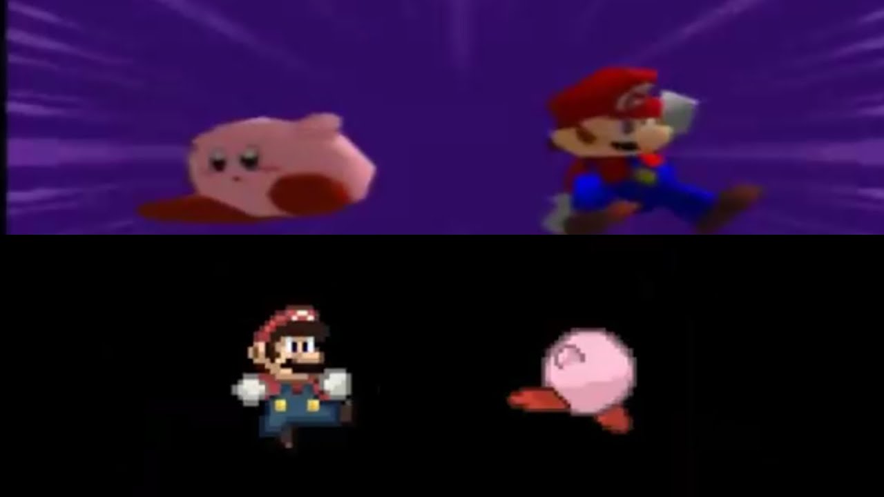 SSB64 vs. SSF2 Intro comparison | Super Smash Bros. Vs. Super Smash Flash 2