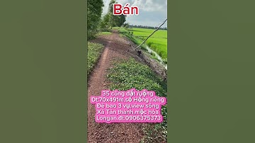 35 công đất ruộng,xã Tân thành,mộc hóa,Long an.giá:110tr/ công.đt:0906375373