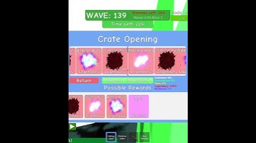 Opening a LEGENDARY crate in Zombie attack (Roblox)