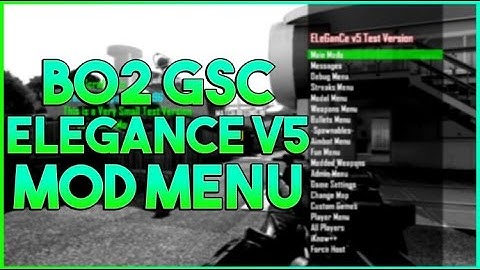 Black ops 2 Elegance v5 mod menu tester
