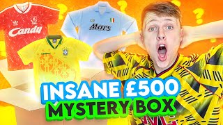 Unboxing An INSANE £500 Football Shirt Mystery Box! - RIDICULOUS