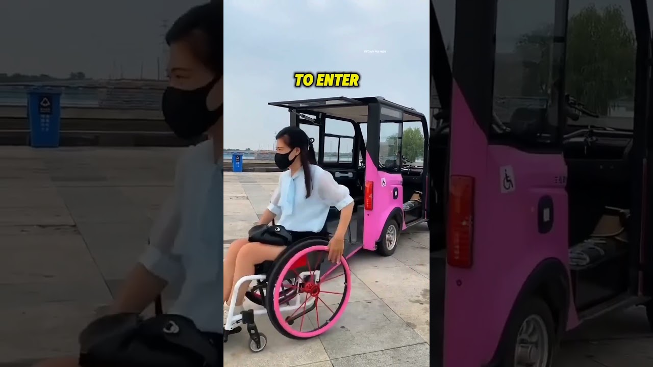 "She Can’t Walk… But Drives Like a Boss!"