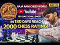 Day 78 || Road to 2000 Rating || Play With Raja Rani Chess World