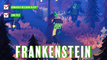 www.Meshtint.com | Frankenstein Toon Humanoid Series | Animations | Mecanim in Unity game engine