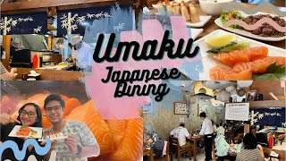 UMAKU SUSHI RESTO BINTARO! SEBUAH HIDDEN GEM BAGI PECINTA JAPANESE CUISINE! - R&D Wholesome Vlog