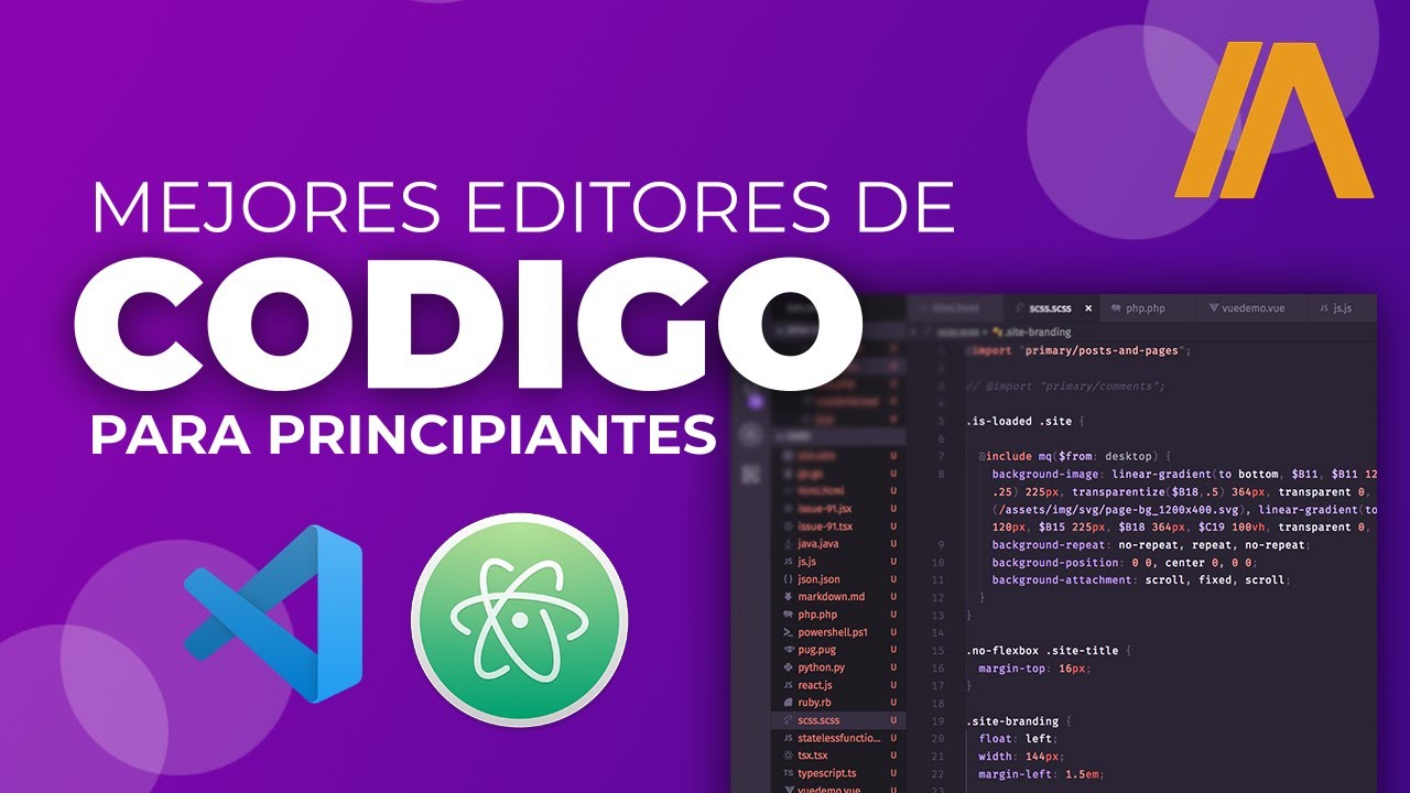 📌 Mejores EDITORES de CODIGO LIVIANOS para PRINCIPIANTES - YouTube