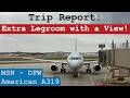 Trip Report: Engine View &amp; Extra Legroom! | American A319 | Madison - Dallas | MSN - DFW