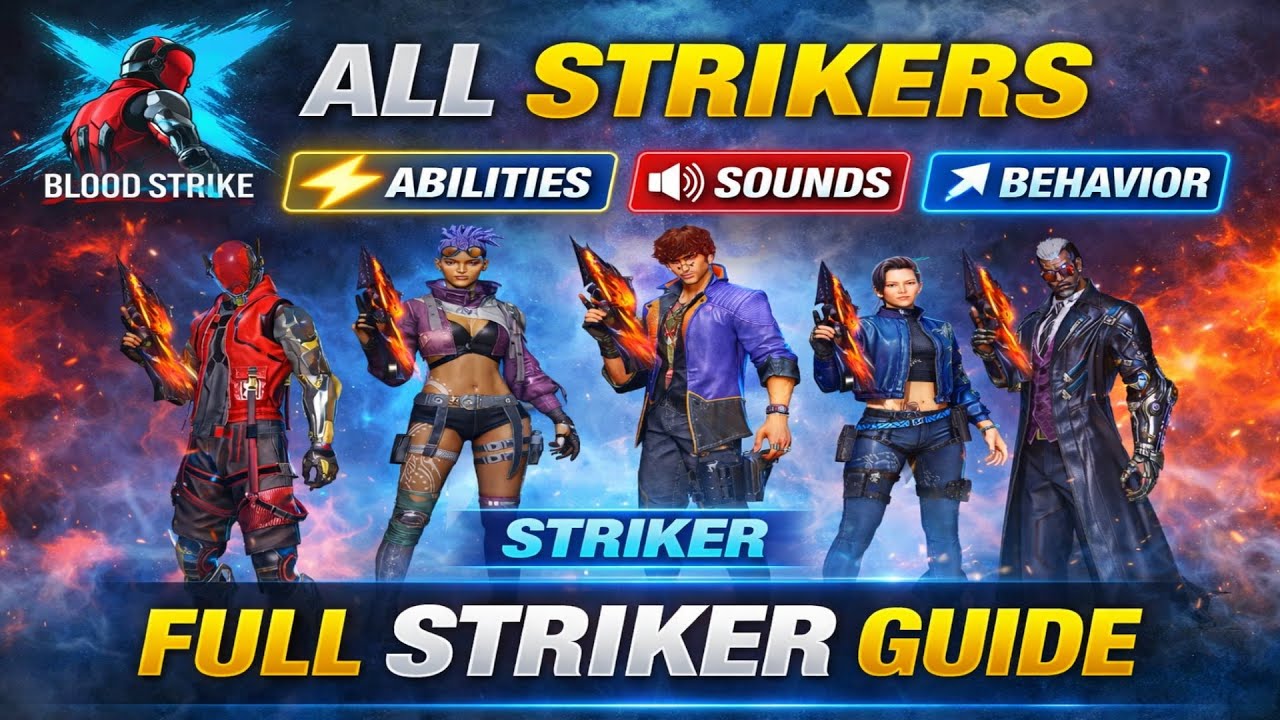 Blood Strike: все способности, звуки и поведение персонажей 🔥 Полное руководство по оперативникам...