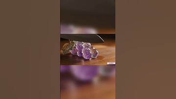 Glass Grapes Cutting ASMR #shorts #asmr #relaxing #satisfyling