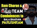 Ram Charan, Darshakudu team pay condolences to Bala Bhairava Parusuram @ Darshakudu audio launch