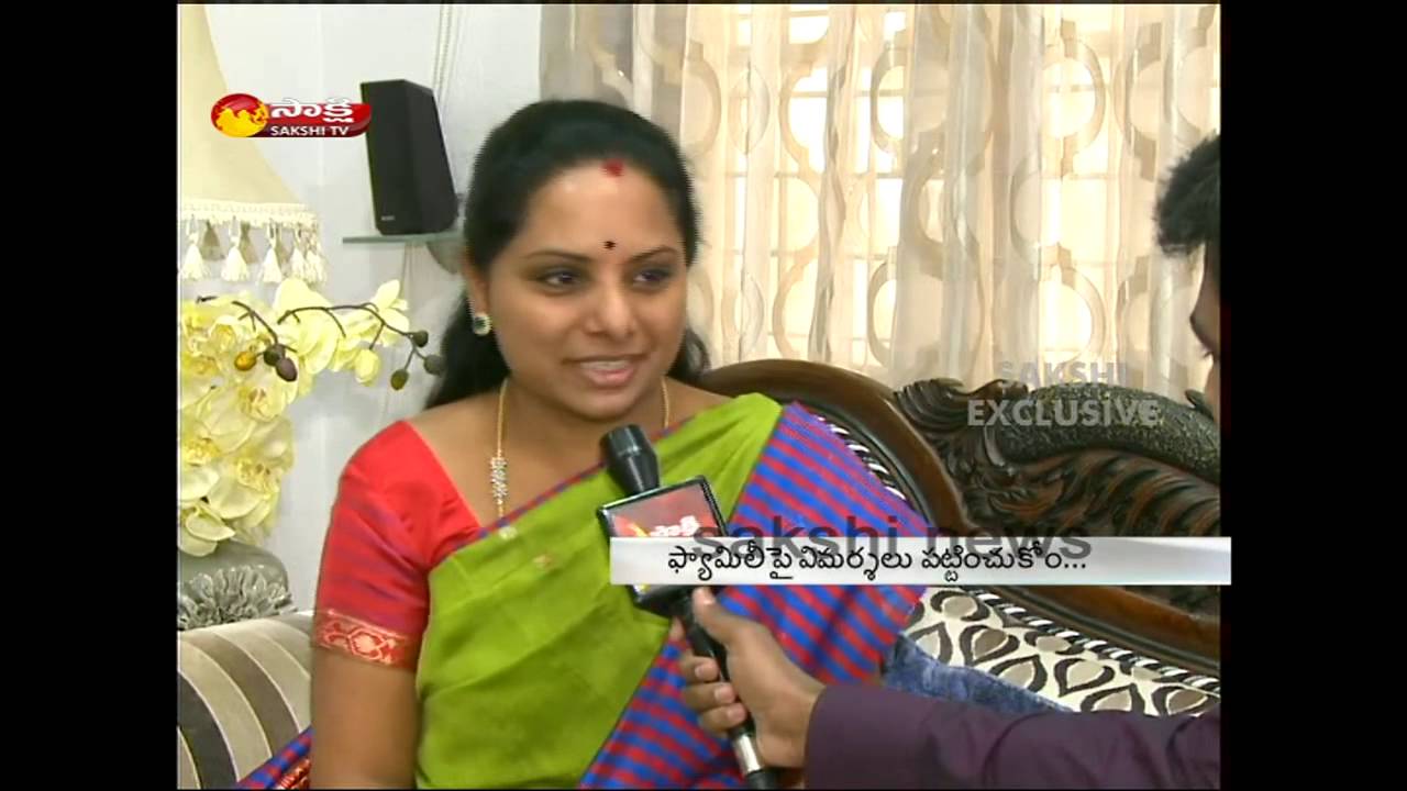 TRS MP Kavitha in an exclusive interview with sakshi TV