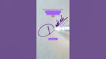 Creating Signature, but in 5 sec! Satisfying! #art #calligraphy #satisfying #signature