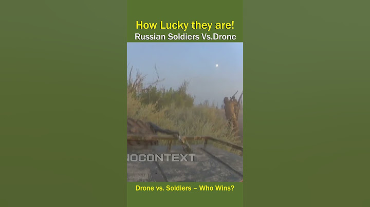 Luck Saves Russian Soldiers as Drone Malfunctions