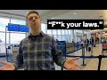 Sovereign Citizen Tries To Get Through a Security Checkpoint Without a Search