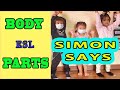 Top ESL Game Body Parts [Simon Says]