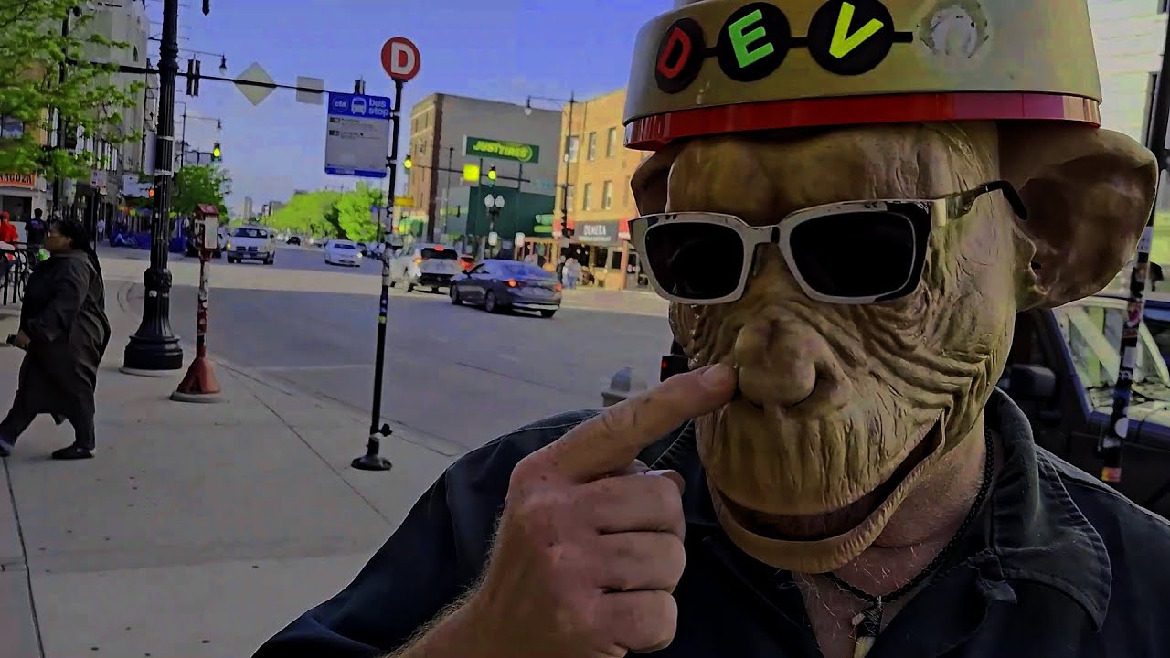 Devo-Obsesso Greets DEVOtees In Line: The Riviera - Chicago 5-11-24 ...