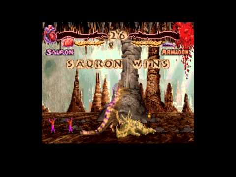 [SNES] Primal Rage - Прохождение Без смертей (Sauron)
