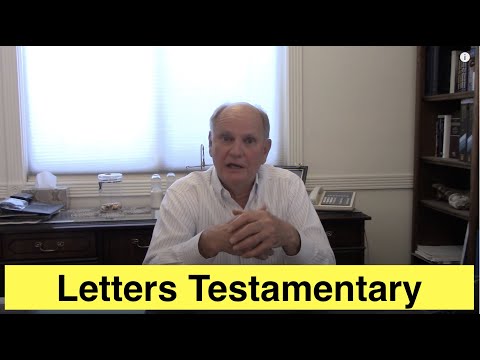 Vídeo: As cartas testamentárias expiram no texas?
