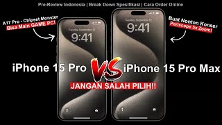 ⁣Pilih 15 Pro Atau 15 Pro Max?!🔥 Pre-review Iphone 15 Pro, Cara Order & Breakdown Spesifikasi! 20