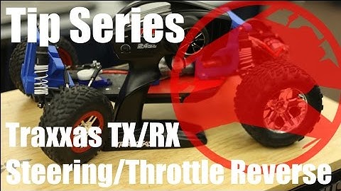 MESArc - How to Reverse Throttle and Steering using Traxxas RX