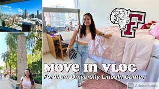 COLLEGE MOVE IN Vlog | Fordham University Lincoln Center