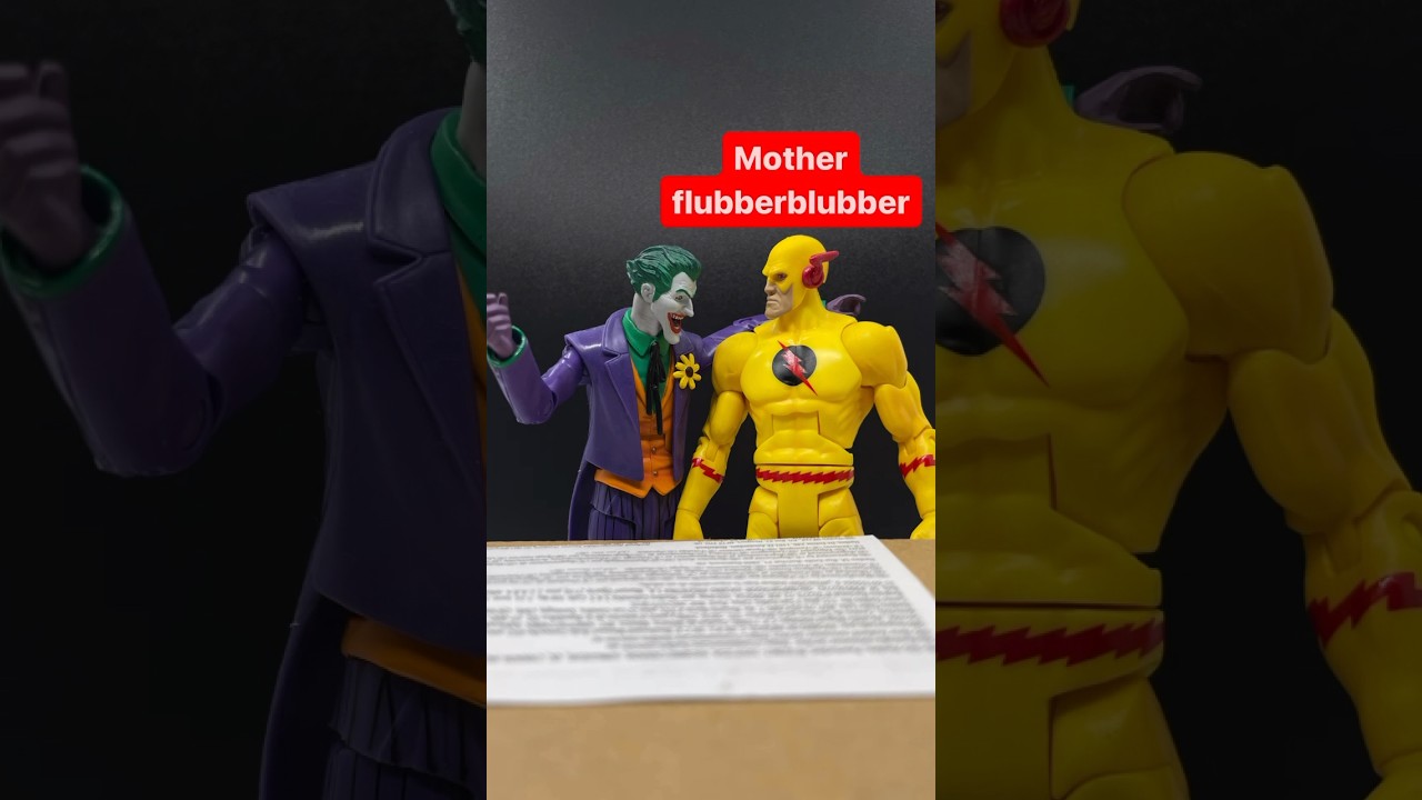 Joker plans a heist🃏                DCUC Joker Reverse Flash DC Universe Classics