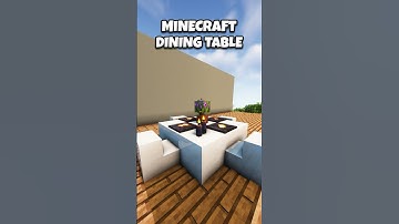Minecraft Dining Table Tutorial!