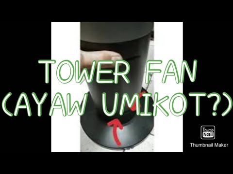 SEVILLE CLASSICS TOWER FAN ( BUSHING AND FUSE PROBLEM - YouTube