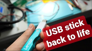 how to bring usb stick back to life
