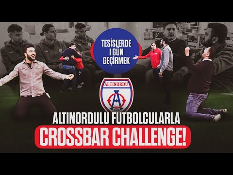 Altınordulu Futbolcularla Crossbar Challenge! Tesislerde 1 Gün Geçirdik