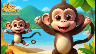 Monkey Steals a VR Headset and Goes on a Crazy Adventure | Funny and Fun Kids Nursery Rhyme