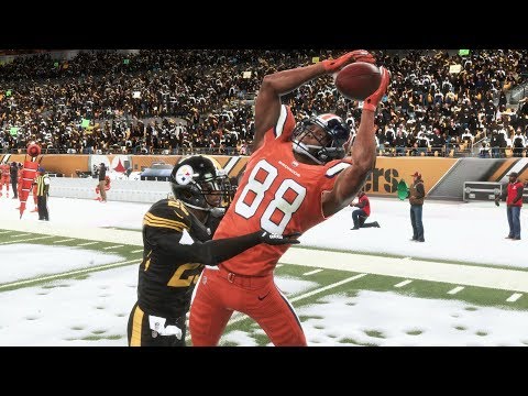 Madden 19 Denver Broncos vs Pittsburgh Steelers Madden NFL 19 PS4 Pro Gameplay