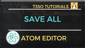 How to Save All in Atom Editor