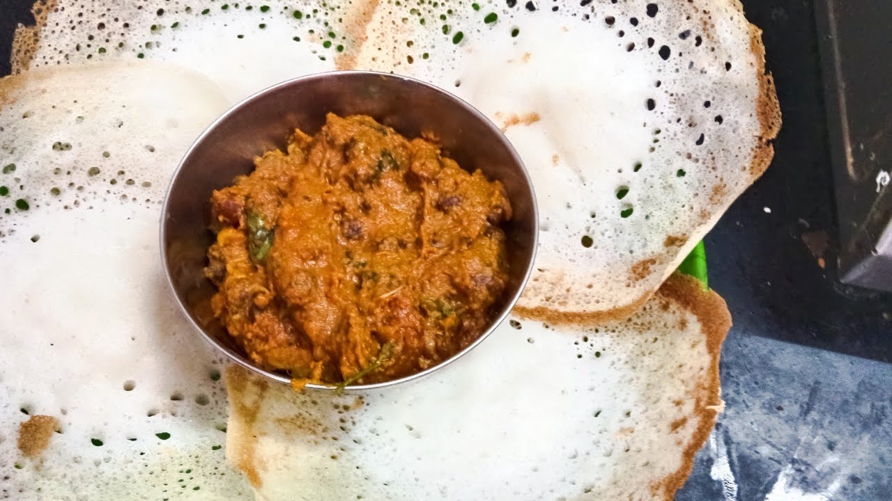 NOஈஸ்ட் NO சீனி, NO தேங்காஅரைகப் சாதம் சேர்த்தால் போதும், ஆப்பம் ரெடி கூட முளை கட்டிய கடலை கரி.