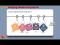 91.MS PowerPoint Infographic - 5 option Hanging Shapes Presentation slide