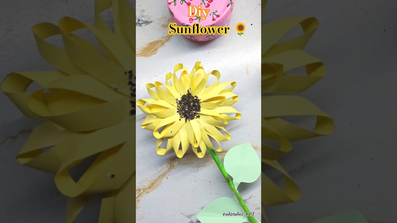 DIY sunflower 🌻