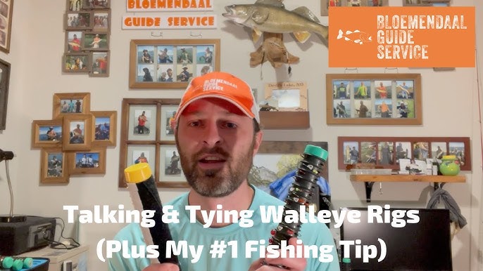 How To Tie Crawler and Harness Rigs for Walleye 