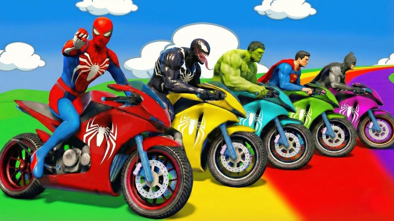 ‎الرجل العنكبوت انقاذ باتمان Spider-Man  Rescue Batman vs Iron Man vs Venom – Funny GTA 5 Superhero