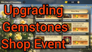 Upgrading Gemstones in Shop Event | Rhythm Of Friendship Event | King of Avalon KOA | Sachin Mangla