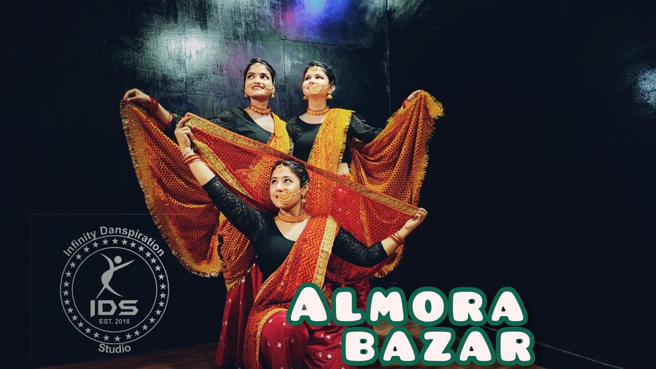 Almora Bazar Pahadi Dance Cover Karishma Shah Vaishali Priyanka  Shipra Team Infinity