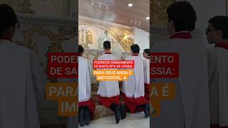 Santa Rita de Cássia, rogai por nós! #santaritadecasia #catolico #fe #jesus #deus