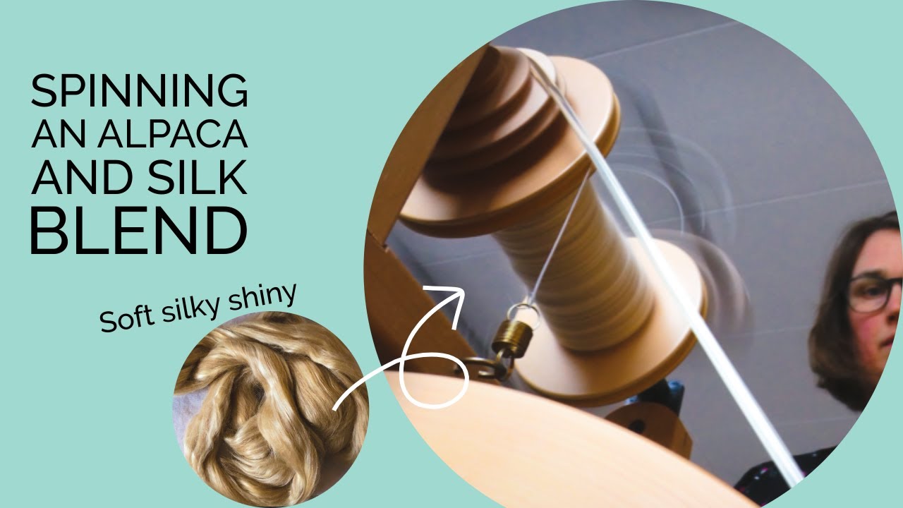 Spinning the Most Luxurious Fiber | Alpaca Silk Part I