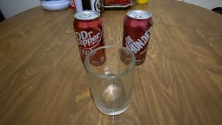 Dr. Pepper VS Dr. Thunder Taste Test