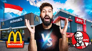 McDonald’s vs KFC in Jakarta, Indonesia