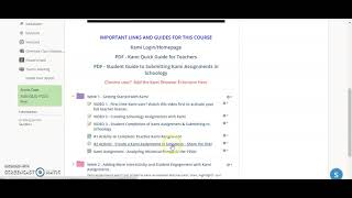 Kami Assignments - Accessing a 'Share' Link