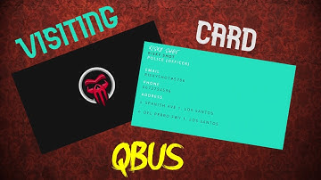 [QBUS] Visiting Card for Qbus Based Framework | Riskyshot#5786