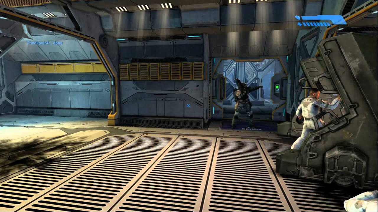 Halo MCC: CE mission 1- The Pillar Of Autumn - gameplay - YouTube